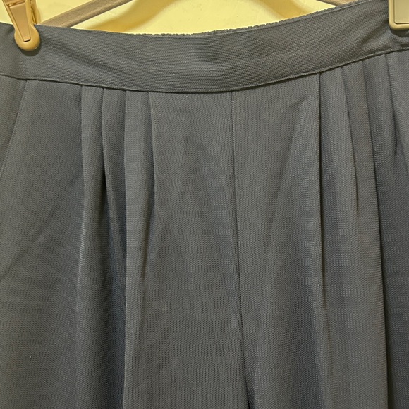 Elegant Navy Women's Trousers - Picture 3 of 4